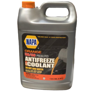 Orange 50/50 Antifreeze and Coolant - Protect Your Engine in All Seasons