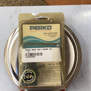 Secure Your Boat's Accessories with the Perko Round Plug-In Base (Base Only)