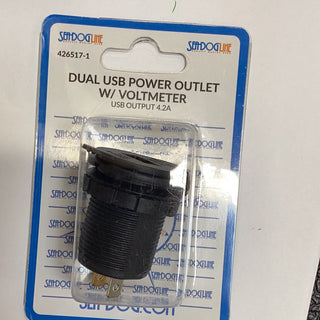 Dual USB Charger with Voltmeter - Power and Precision at a Glance