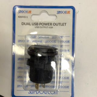 Double the Convenience: Round Dual USB Charging Port