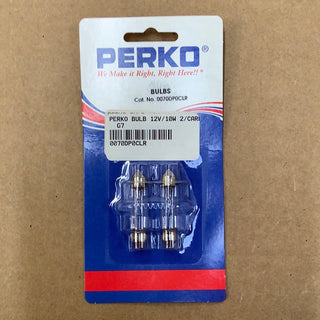 Perko Bulb 12V/10W - Efficient Lighting Solution, 2-Pack