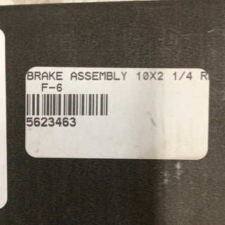 Brake Assembly 10x2-1/4 RH - Reliable and Precise Braking Performance