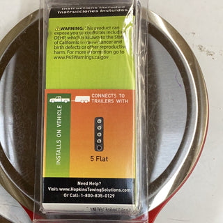 Extend Your Trailer Wiring Reach with the 5-Flat 60-Inch Vehicle Side Connector