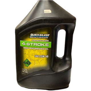 Quicksilver 4-Stroke 25W-50 Marine Engine Oil: Uncompromising Performa Holly Acres Marine, INC. Quicksilver 4-Stroke 25W-50 Marine Engine Oil: Uncompromising Performa Holly Acres Marine, INC.