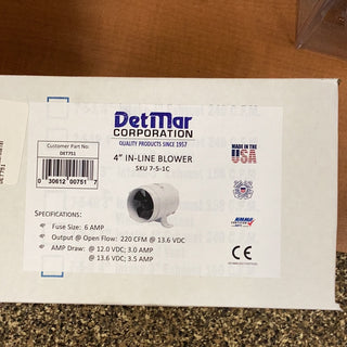 4" Tunnel Blower: Boost Ventilation and Airflow with Precision