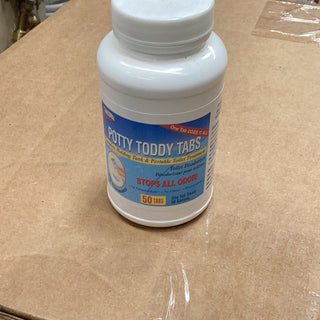 Freshen Up Your Bathroom with Potty Toddy Tabs - Bottle of 5