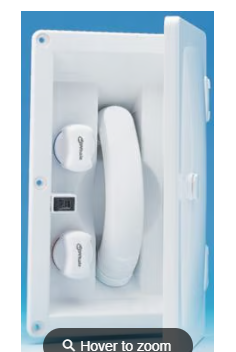 WHALE-PUMPS WHALE MARINE RT2658 WHITE "SWIM 'N' RINSE" TRANSOM SHOWER W/ HOT/COLD MIXER & COVER