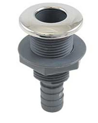 3/4 THRU HULL Nylon/Stainless Steel Mushroom Thru-Hulls