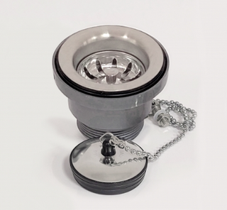 Waste drainer 1"1/2 M BSP WITH REMOVABLE GRID Suitable for hole minimum dia 53,5 mm