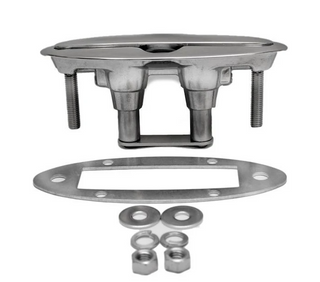 Attwood Boat Lift-Up Cleat 66524-1 | 8 In Stainless Steel Flush Mount
