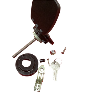 Black Covered Entry Latch: Secure and Stylish Access Control