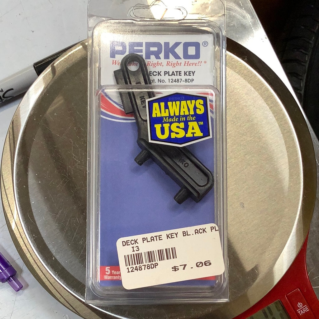 Easy Access and Security with Black Plastic Deck Plate Key – Holly ...