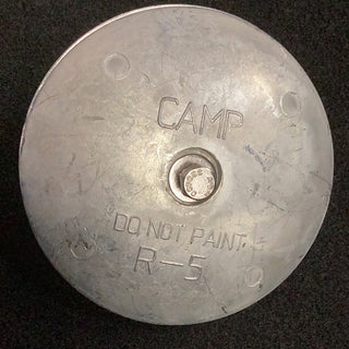 Ensure Rudder Protection with Camp Zinc 5 1/8" Shaft Rudd Anodes