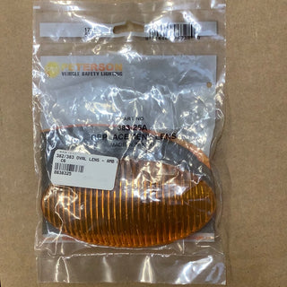 Enhance Your RV's Ambiance with the 382/383 Oval Lens - Amber Porch Light Upgrade