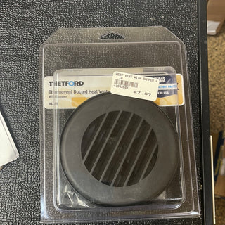 Efficient and Adjustable Heating with the 4-Inch Black Heat Vent (With Damper)