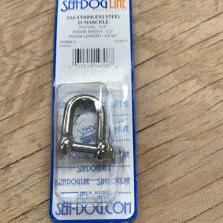 Secure Connections with Seadog 1/4" Stainless Steel D-Shackle