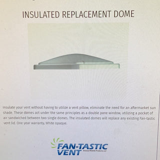 Enhance Comfort and Efficiency with Our Insulated Replacement Dome