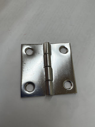 Chrome 2" x 2" Butt Hinge - Stylish Durability for Your Doors and Cabinets