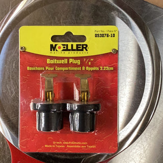 7/8" Baitwell & Deck Plug - Keep Your Bait Fresh and Your Deck Dry