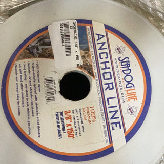 Secure Your Anchor with 3/8" x 150' White Anchor Line