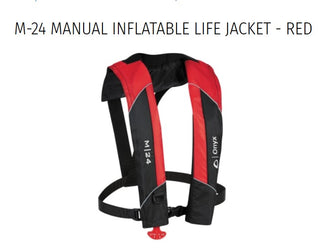 Manual Inflatable Life Jacket - Compact Safety for Water Enthusiasts
