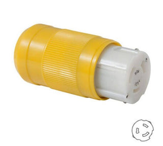 Marinco Locking Female Connector - 50A - 125V - 6360CRN