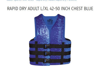 Adult Life Vest (Size L/XL, 40-52 inches): Safety and Comfort for Water Enthusiasts
