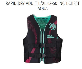 Adult Life Vest (L/XL, 40-52 inches): OVER 90LBS Safety and Freedom on the Water