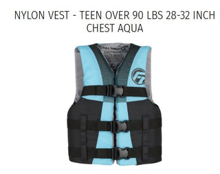 Teen Life Vest (Over 90 lbs): Safety and Comfort for Young Adventurers