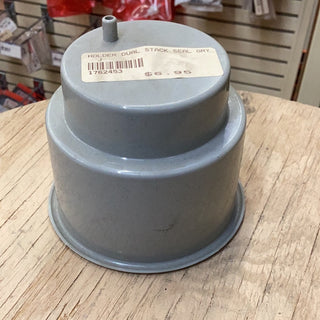 Organize in Style with Our Dual Stack Seal Gray Holder