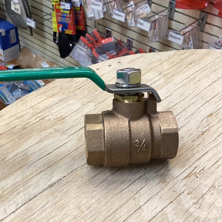 Effortless Control: Elevate Your Flow with the 3/4" Brass Ball Valve